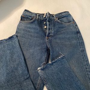 Agolde Riley Crop Jean